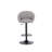 Swivel Upholstered Adjustable Height Counter Stool-1435268185