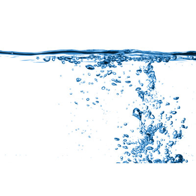 «Water with Bubbles» par Mbefoto, impression sur toile tendue