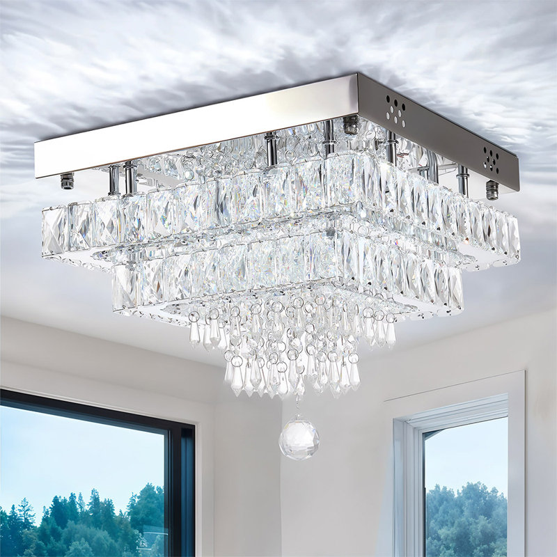 Crystal LED Flush Mount
