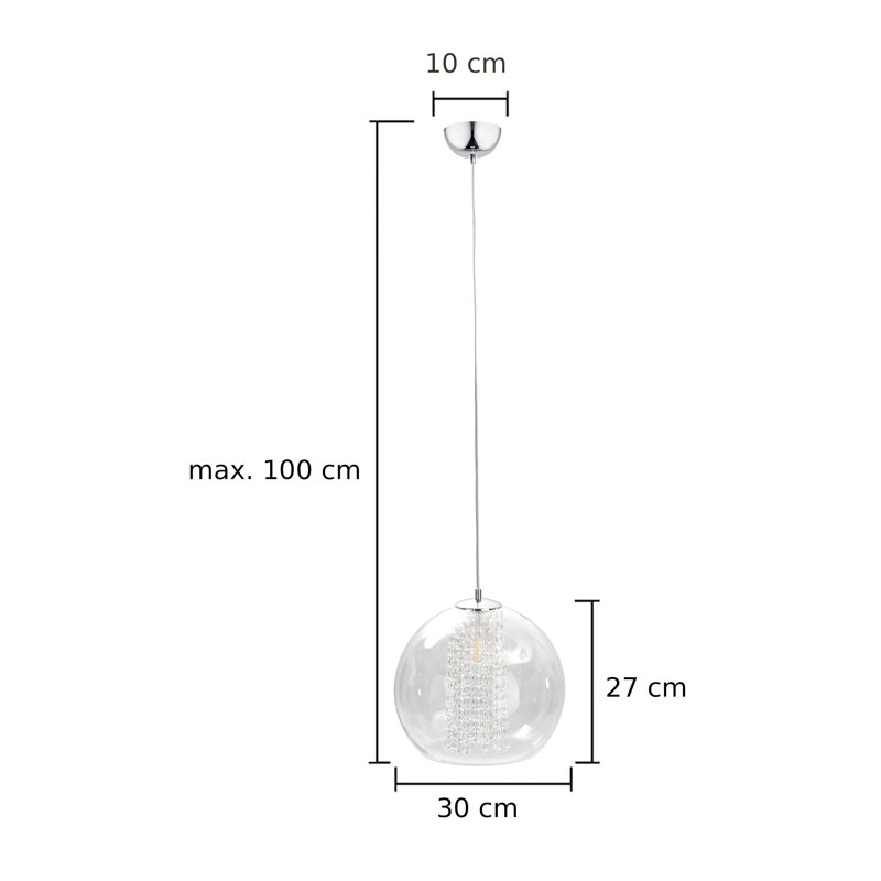 Ragsdale 1 - Light Sphere Pendant