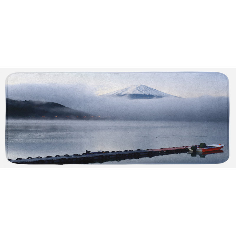 Rustic Polyester Kitchen Mat