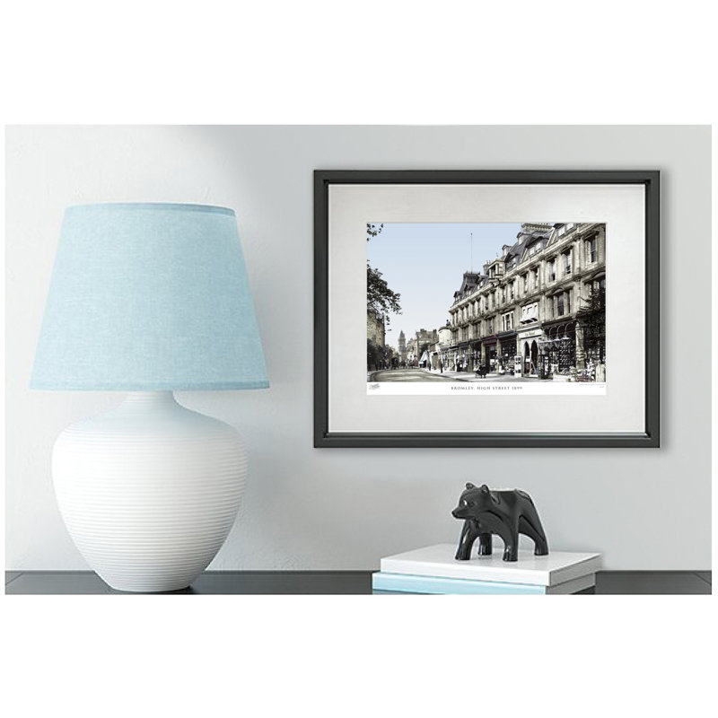 Bromley, High Street 1899 by Francis Frith - Single Picture Frame Print, 28cm H x 36cm W x 2.3cm D