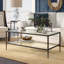 Table basse à 4 pieds avec rangement Edmont