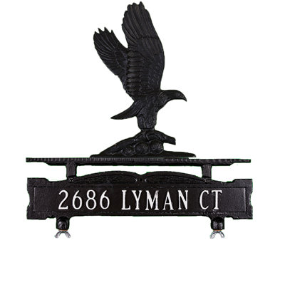 Enseigne de boîte aux lettres à 1 ligne