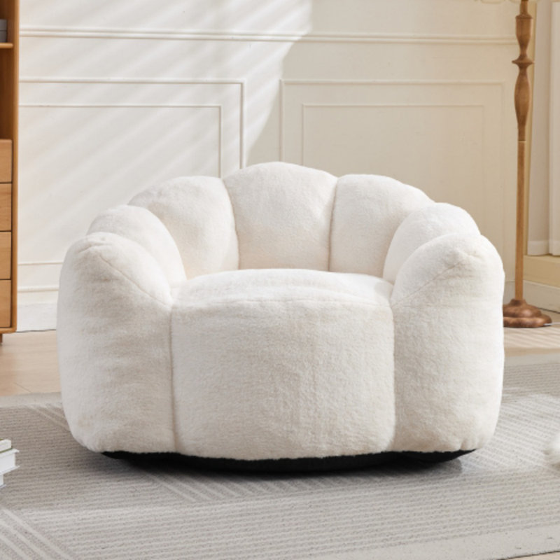 Bean Bag Chair, Lotus Compression Sofa With Carry Handle, No Assembly Required, Lightweight For Living Room, Bedroom, Dorm