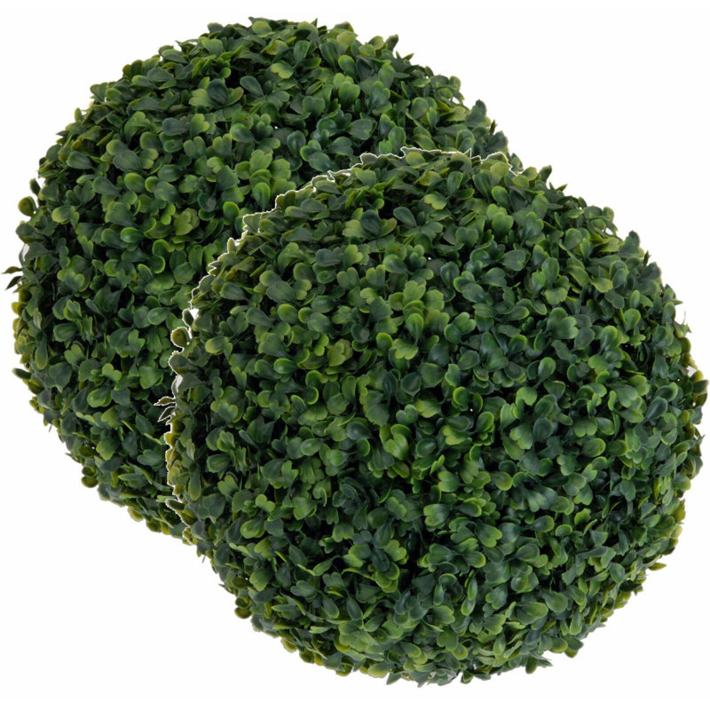 Faux Boxwood Grass, 25cm H x 25cm W x 25cm D