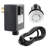 Garbage Disposal Air Switch Kit with Chrome Push Button, Power Box, and Air Tube
