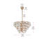 Lustre en cristal Charlotte de 36 po Charlotte-970764205