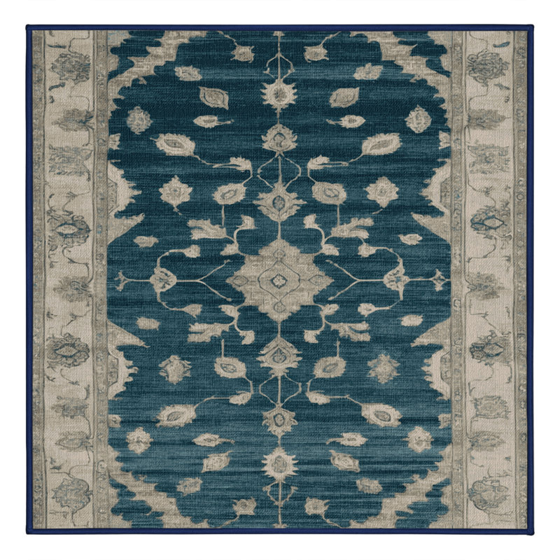 Tapis gris lavable à la machine, Rectangle 2 pi x 3 pi
