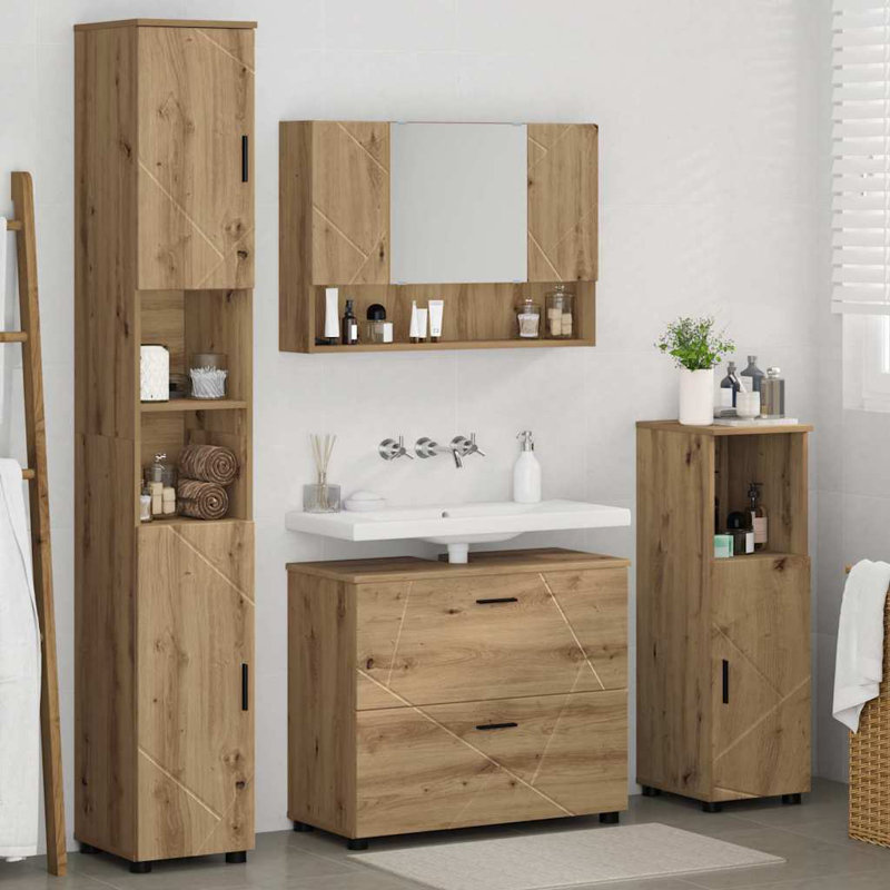 Bathroom Storage Furniture Set, Artisan Oak