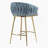 Rukija Upholstered Gold Plated Barstools-120011188