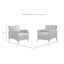 Chaise de salle à manger avec accoudoirs de patio avec coussin Moscow-50208322