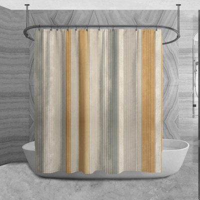 Kirshan Microfiber Shower Curtain