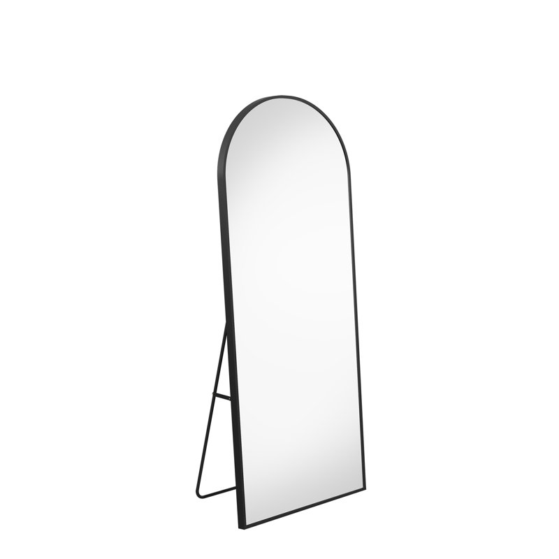 Metal Arch Mirror, Black, 165