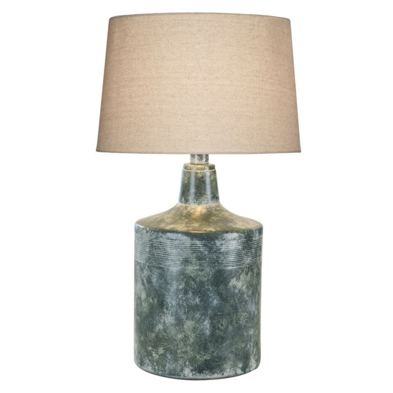 Lampe de table standard 28 po Euria, Beige, Brun clair / crème