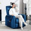 Fauteuil inclinable électrique Power Lift pour personnes âgées avec télécommande à 8 points de vibration-1565669780