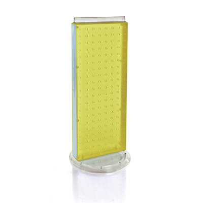 Revolving 8"W x 20.625"H Pegboard Counter Display