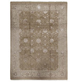 Oriental Area Rug in Gold