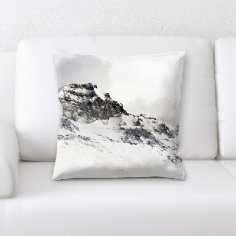 Winter Microsuede Reversible Throw Pillow