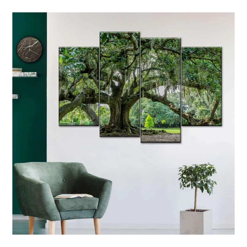 Chêne Audubon Park, 4 pièces, H 42 po x l 68 po x P 1,25 po