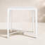 Uttermost Montellano White Outdoor Bar Table