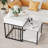 Ensemble de 2 tables gigognes