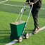 Dry Line Marker, 4-Wheel, 2 or 4 in Lines, Field Dry Line Chalker, Adjustable Line Marker, with Rubber Adjustment Handle, 50 lbs Large Powder Capacity, for Baseball and Softball Infield, Green