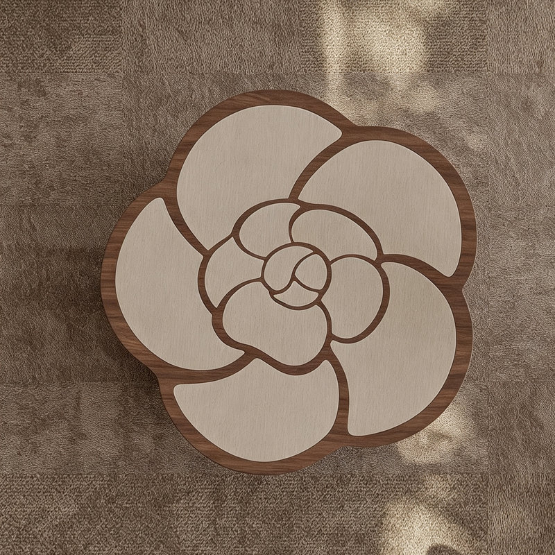 Table basse 39,4 po Camellia Flower