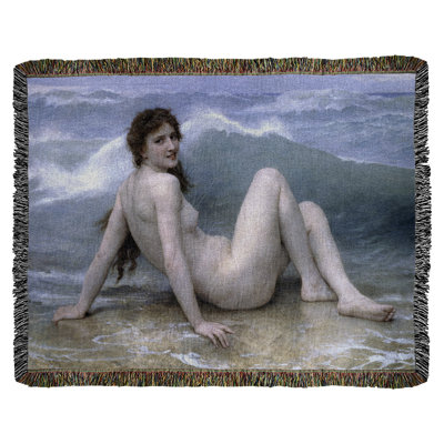 William-Adolphe Bouguereau Hand Woven Throw Blanket
