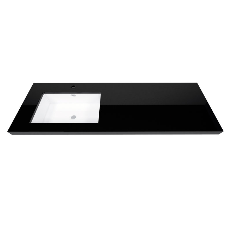 Reyes 61'' Bathroom Vanity Top with Sink