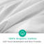 Insertion de couette en mélange de duvet toutes saisons avec housse 100% coton Baffle Box-976560457