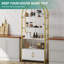 181.7cm H x 80.1cm W Iron Bookcase-741492412