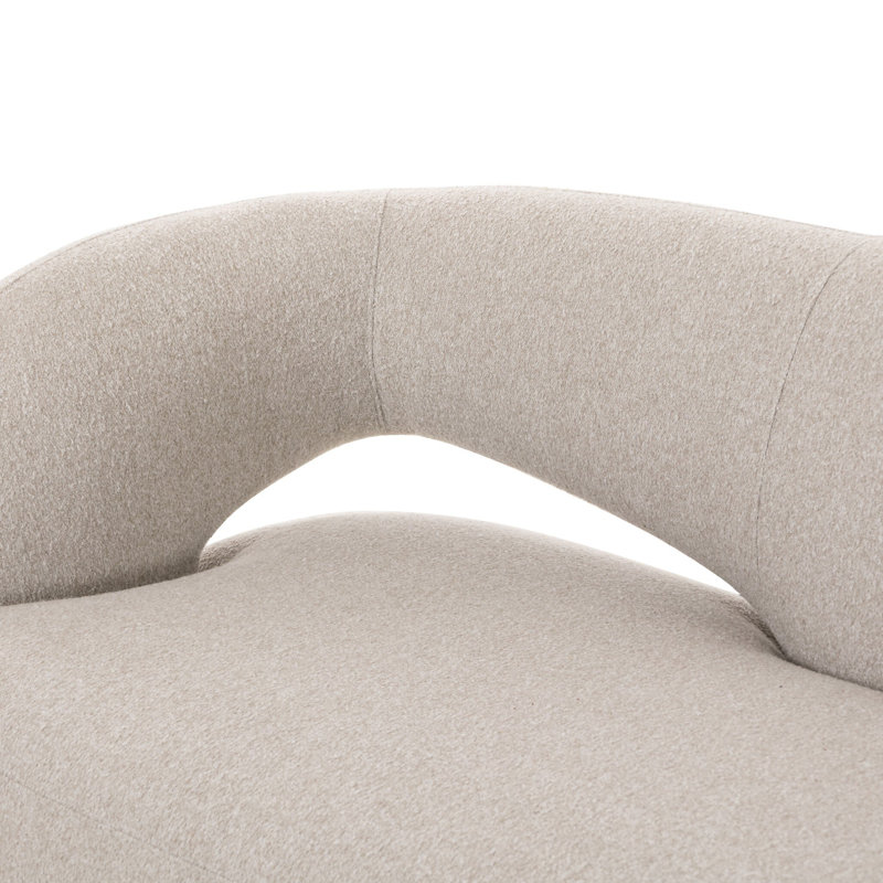 Mazie Sofa, Crete Pebble Polyester