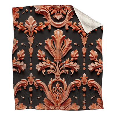 Ornate Floral Motif Blankets