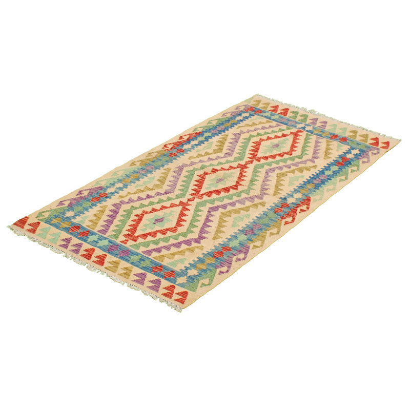 Tapis décoratif en laine noué à la main de conception unique 3 pi 5 po x 6 pi 10 po noué à la main New Age