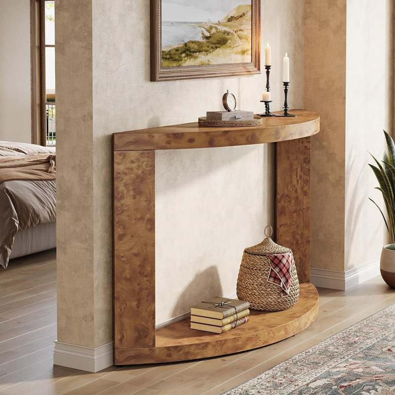 Console en bois massif de style moderne, H 33,4 po x l 47,2 po x P 11,8 po