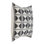 Nubia Rustic Geometric Linen Blend Round Throw Pillow