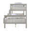 Lit superposé gris (simple / double)-581850995