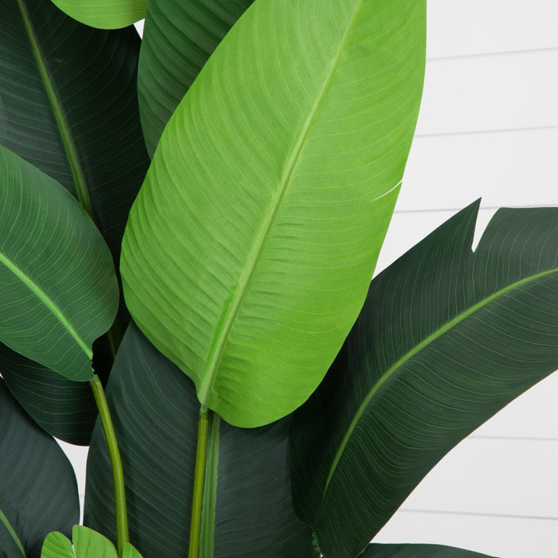 Travelers Palm Artificial Tree, 84"H x 30"W x 15"D