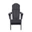 Chaise Adirondack pliante avec table d'appoint, ensemble de 3 chaises Adirondack à texture de bois-1711941587