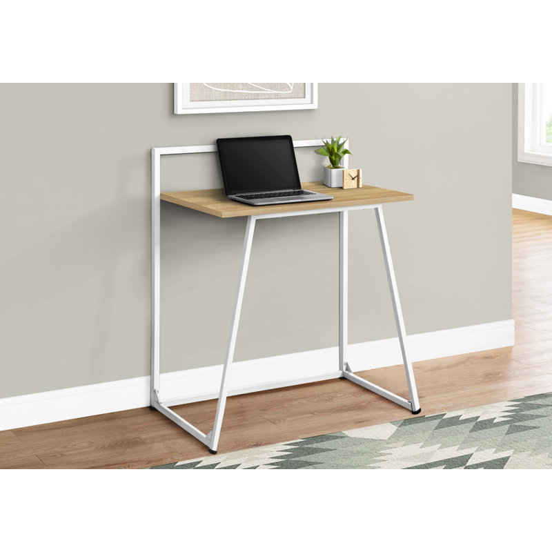 Bureau d'ordinateur, Blanc / Naturel