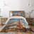 Eiffel Tower Eclectic Polyester Coverlet-621618315