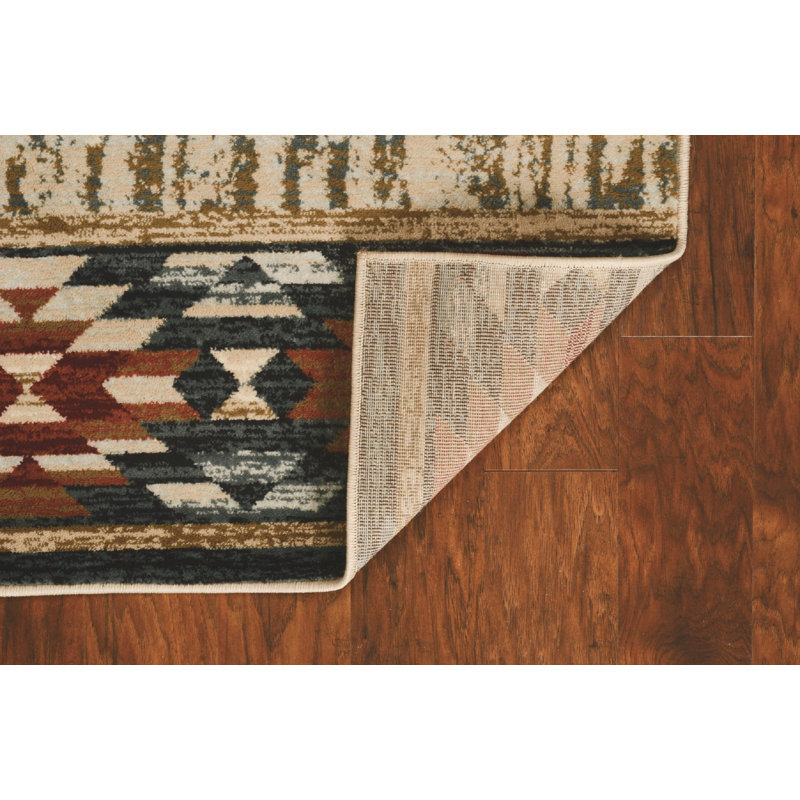 3' X 5' Ivory Polypropylene Rug