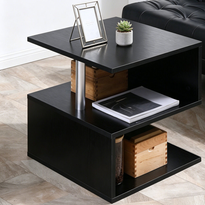 Table de bout noire