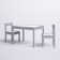 Hunter Kids 3 Piece Play Or Activity Table and Chair Set