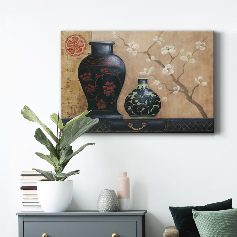 Asian Calm I - impression sur toile tendue, H 12 po x l 8 po x P 1 po