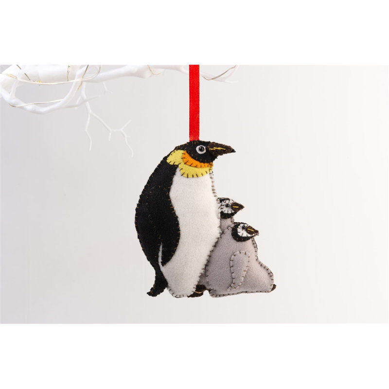 12.5cm Handmade Fabric Animals Hanging Figurine Ornament