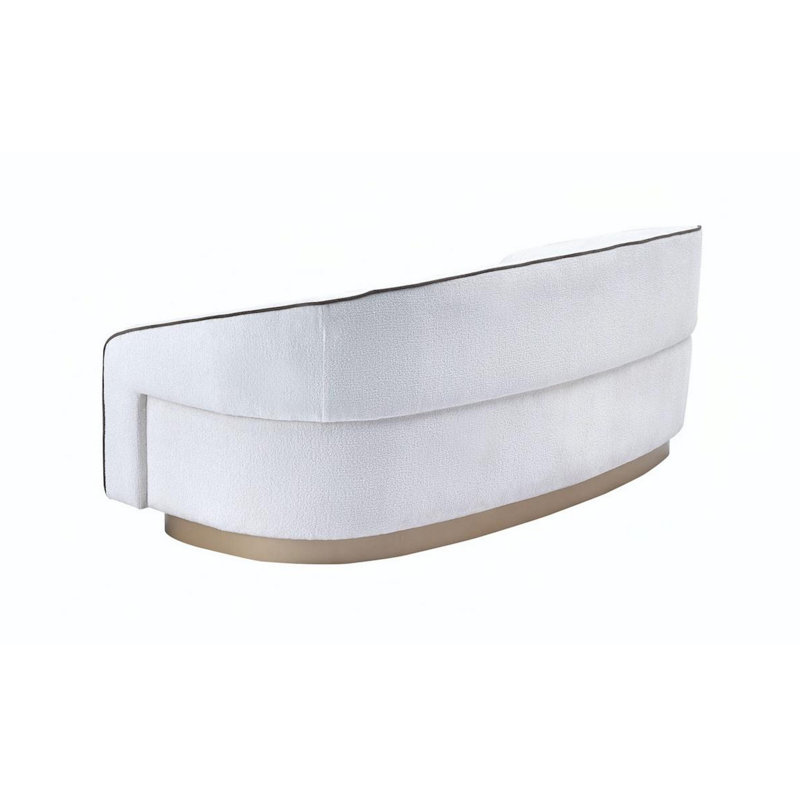 Hale Sofa, Plush Snow 100% Polyester