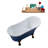 55.1'' x 26.8'' Soaking Acrylic Bathtub-66366586-76640556