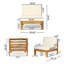 Ensemble de conversation modulaire avec coussins 12 pièces Ajanai-1480541934